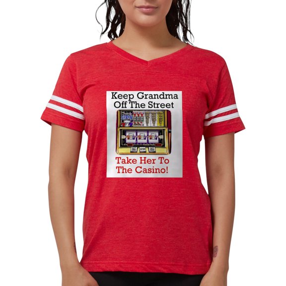 CafePress - 3 Gmacasino T Shirt - Womens Football Shirt