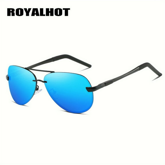 RoyalHot Polarized Frog Mirror Metal Riding Outdoor Driving Fashion Glasses UV400