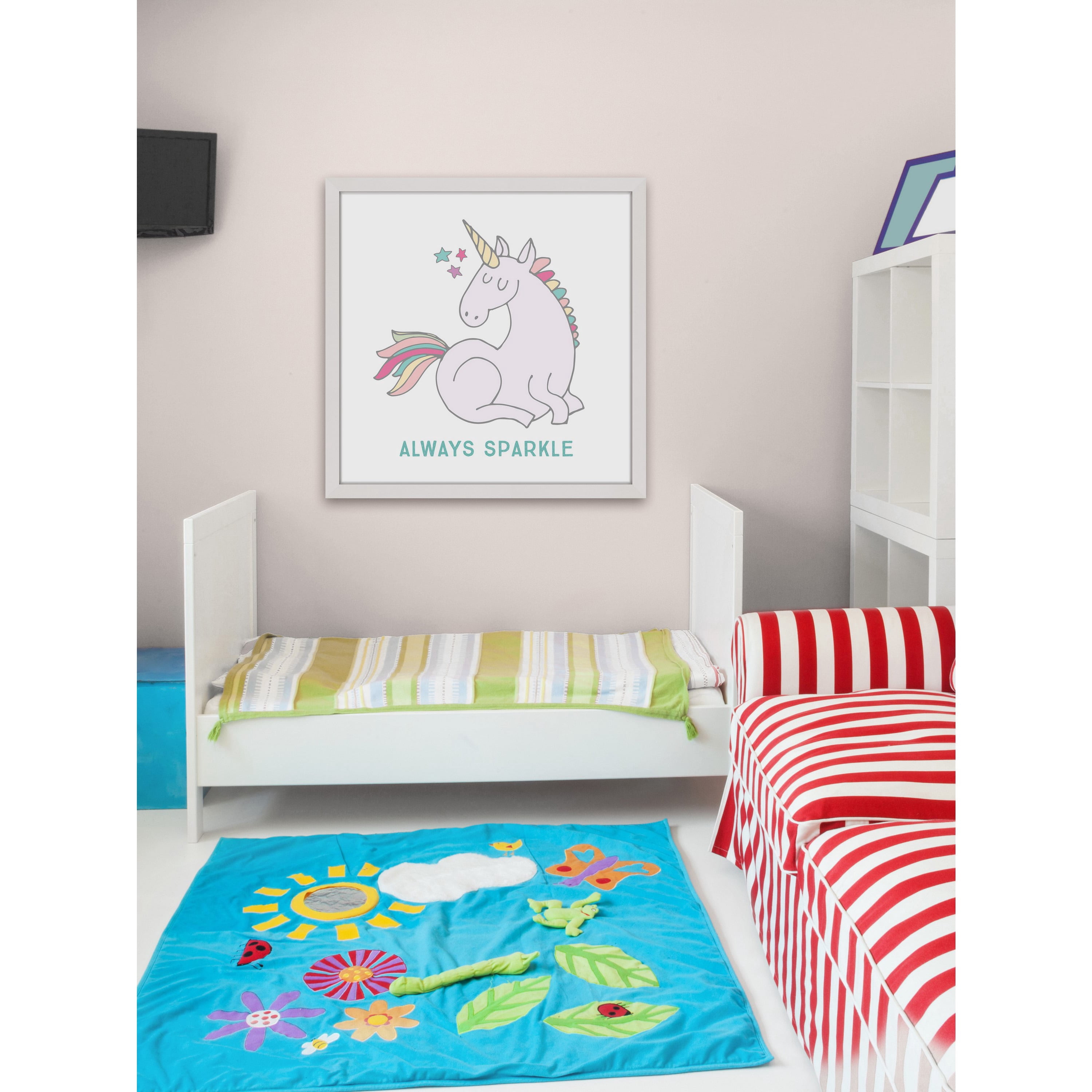 Marmont Hill "Always Sparkle" by Shayna Pitch Framed Painting Print