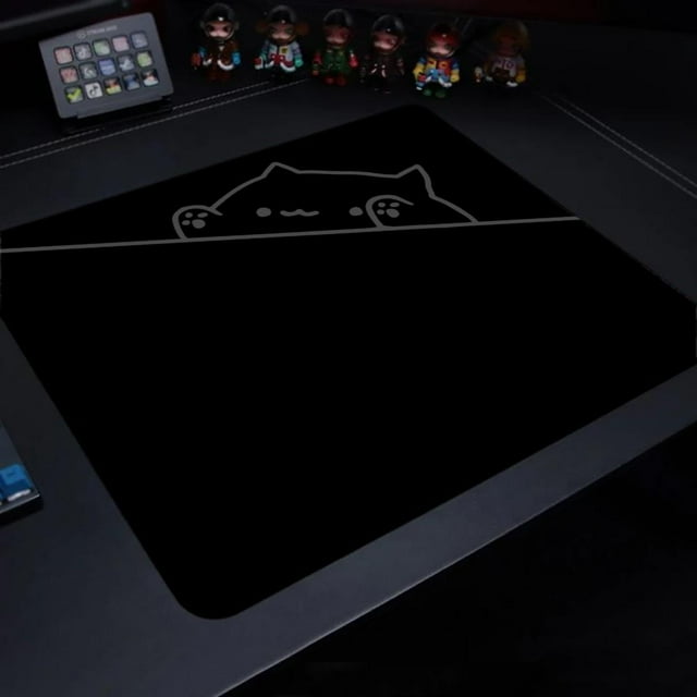 Cute cat Mocome Pad 40X45 Large Square Computer Office Game Table Mats Rubber Anti-slip Mocomepads Small Decor Desk Pads