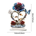 thumbnail image 3 of 1PCS Acrylic Tabletop Decoration 2D Flat FlowerAnimal Pattern Art Ornament Home Decors Tabletop Centerpieces CollectibleDecorative for Mother's Day Birthday Holiday Table Bedroom Living Room Decor, 3 of 3