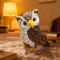 thumbnail image 4 of Rvkxad Big Eyed Owl Stuffed Animal, 8 Inch Realistic Soft Plush Toy, Cute Owl Doll for Kids Baby Shower Birthday Gift, 4 of 6