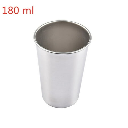 

Stainless Steel Cup Wine Beer Coffee Cup Whiskey Milk Mug Outdoor Travel Camping Cup Tea Mug 30/70/180/320ML Bar Set 4pcs