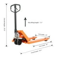 thumbnail image 2 of Tory Carrier 5500lbs Hand Pallet Truck Manual Handling Trolleys 48"X21" Fork Come W/ 6 Units, 2 of 9