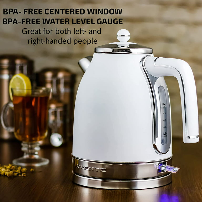 Travel Electric Tea Kettle Portable Small Hot Water Kettle Water Boiler,  380ml Mini Coffee Kettle Electric 304 Stainless Steel BPA Free with 4