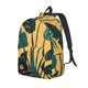 thumbnail image 1 of Balery Cat Hiding In Potted Plants Mochila Clásica Impresa Básica para Viaje, Mochila Escolar Resistente al Agua, Mochila de Lona con Correas Ajustables-Small, 1 of 5