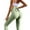 Green, variant on ZZwxWA Workout Leggings for Women High Waisted Belly Control Butt Lifting Scrunch Booty Yoga Pants Womens Buttery Soft Bow Tie Ruched Stretch Pants