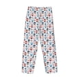 thumbnail image 3 of Vsdgher Nautical And Pirate Owls Print Mens Pajama Pants Sleep & Lounge Pants, PJ Bottoms With elastic waistb and Pockets, 3 of 5