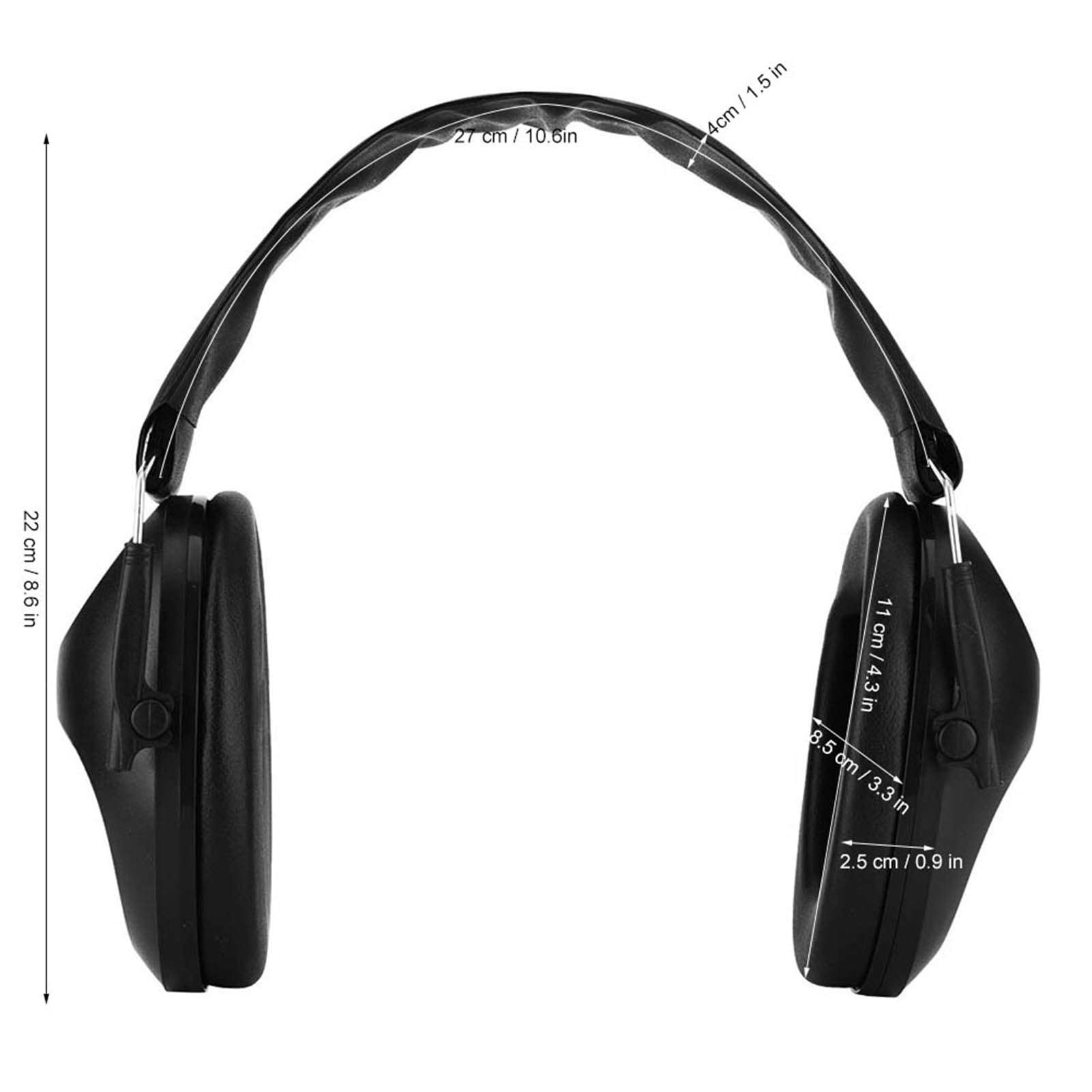 Compact Size Foldable Earmuff, Noise Reduction Ear Muffs, For Hunting Shooting
