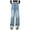 Blue HFD4 jeans for girls, variant on KEXE Jeans For Girls Teen Clothes For Girls Girls Jeans Denim Elastic Wasit Wide Leg Baggy Pants Kids Clothes