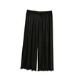 thumbnail image 2 of YUANxueke Womens Modal Capris Soft Cozy Pajama Bottoms Pants Elastic Wasit Ruffle Trim Casual Sleep Pants, 2 of 4