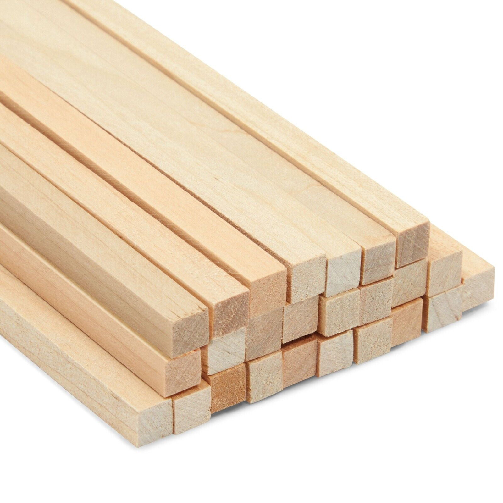 Bud Nosen Balsa Wood Sticks - 1/4 x 3/8 x 36, Pkg of 15