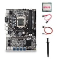 thumbnail image 2 of Bearachild B75 Tableros principales Placa base de PCB de memoria DDR3 con cable SATA para minería Juegos de teclado y mouse para computadora, 2 of 6