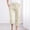 Beige, variant on Women's Plus Size Linen Cotton Capri Pants - Drawstring Waist Straight-Leg Capris with Pockets, Relaxed Fit Cropped Pants S-5XL