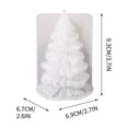 thumbnail image 3 of TIMIFIS Baking Molds Christmas Tree Candle Mould Christmas Aromatherapy Gypsum Candle Display Kitchen Gadgets, 3 of 5