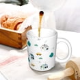 thumbnail image 3 of Yiaed Cartoon House Car Print Ceramics Coffee,Large Handle Design,Extra Large Tea and Coffee Cup for Office and Home Mugs, 3 of 6