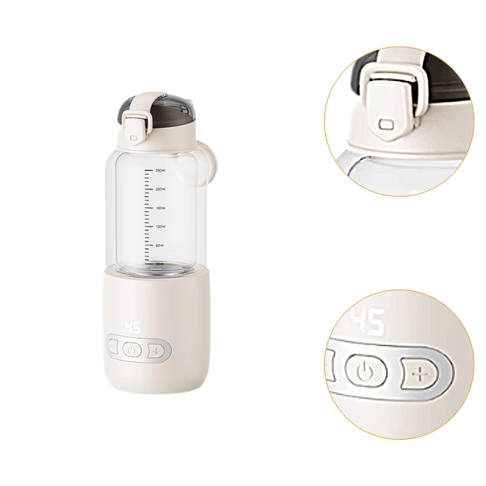 Baoblaze Portable Bottle Warmer Accurate Temperature Control Baby Milk Bottle Outdoors Ca beige 250ml