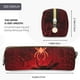thumbnail image 3 of Disketp Black Spider Web With Spiders Estuche de Lápices de Cuero con Cierre, Estuche Compacto para Papelería, Bolígrafos y Accesorios Pequeños, 3 of 7
