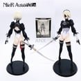 thumbnail image 2 of Figura de acción de NieR Automata YoRHa de 30cm, N ° 2, tipo B 2B y máquina, figura de acción de PVC, modelo de colección, juguete para regalos Gong Bohan LED, 2 of 2