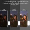 thumbnail image 2 of Selfie Tripod, Monopod Con Control Remoto Bluetooth Y Selfie Light/Rosa/ kaili Sencillez, 2 of 5