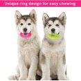thumbnail image 3 of Juguetes masticables para cachorros azules, anillo de 360°, limpia los dientes y alivia la picazón de goma para la salud bucal, juguete interactivo para masticar cachorros, 3 of 5