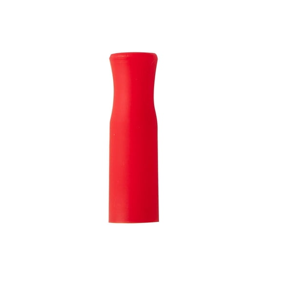 Silicone Straw Covers, Silicone Straw Tips, Drinking Straws, Flexible Silicone, Red, 5 Pc Set, Silicone Tips for Metal Straws, Black Kitchen Accessories, Kitchen Accessories, Home