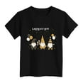 thumbnail image 4 of Toddler Girls Short Sleeve Shirts 0-24 Months 2t 3t 4t 5t 6t 7t Cotton T-Shirts Summer Basic Tees Tops Clothes for Kids Gibobby,1-2 Years,Black, 4 of 4