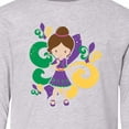 thumbnail image 4 of Inktastic Mardi Gras Girl Long Sleeve Youth T-Shirt, 4 of 5