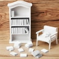 thumbnail image 6 of Triani 50Pcs Miniatures Blank Books Dollhouse Books 1:12 Scale Mini Book Tiny Blank Notebook Toy Accessories Decorative Mini House Opening Books for Dollhouse, 6 of 7