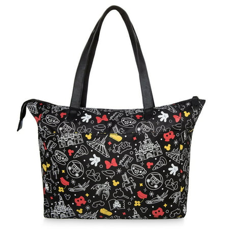 Disney Parks Icons Mickey and Minnie Tote Bag New with