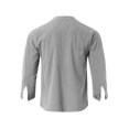 thumbnail image 4 of Camisas Tipo Para Hombre Camisa para hombre Manga larga Solapa Tendencia Medio cárdigan Camisa delgada informal (Grey, L), 4 of 6