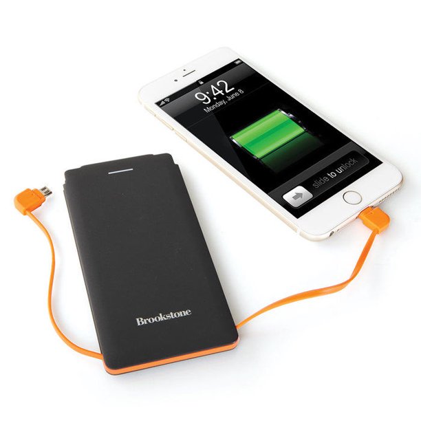 Brookstone Slim Rechargeable 6000mAh Battery