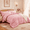 Pink, variant on YEPCLUB Queen Size Comforter Set, 7-Piece Bed in a Bag, Ultra Soft Reversible All Season Bedding Set with Sheets, Pillowcases & Shams, Pink