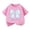 Pink, variant on Girls Summer Short Sleeve Tops Print Breathable Crew Neck with Bow Tee Shirts for Outdoor Wear 3-14 Years