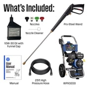 Westinghouse 3200-PSI, 2.5-GPM Gas Pressure Washer with 5 Nozzles & Soap Tank
