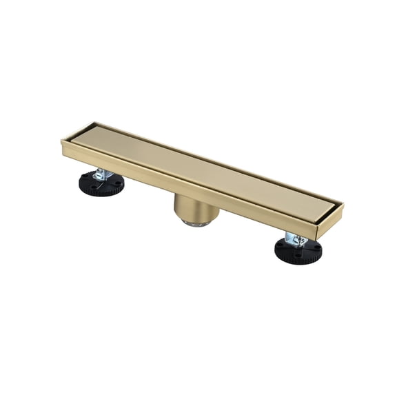 12 Inches Shower Drain, Included Hair Strainer and Leveling Feet