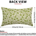 thumbnail image 4 of Vintage Flower Pillow Covers 18x18 Set of 2 Rustic Cute Small Floral Black Brown Old Style Decorative Throw Pillows Outdoor PillowCase Farmhouse Linen Cushion Case Decor for Home Sofa Couch Bed, 4 of 6