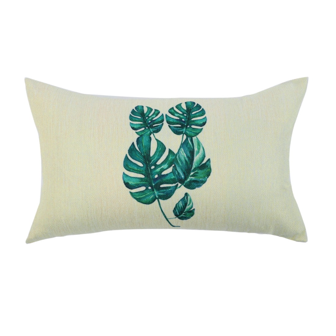 Green Leaves Throw Pillow Cover Cotton Pattern Cushion Cover Home Decorative5 Walmart Canada