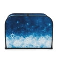 thumbnail image 2 of Picia Blue Glitter Sparkles Print 4 Slice Toaster Cover , Toaster Protector Dustproof Kitchen Appliance Cover, Kitchen Appliance Dustproof Protector, 2 of 7