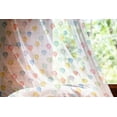 thumbnail image 2 of Colorful Tulle Curtains with Rod Pocket, Festival Entertainment Carnival Flying Balloons Watercolors Celebration Surprise, Sheer Drape for Wedding Party 2 Panels, 7 Sizes, Multicolor, by Ambesonne, 2 of 3
