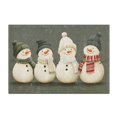 thumbnail image 7 of Yayeee Bath Rug for Bathroom Floor Non Slip Rectangle Fluffy Soft Absorbent Mat, 16"x24", Gray Snowmen, 7 of 7