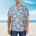 thumbnail image 4 of Lsque Seaside Primary Color pattern Hawaiian Shirt for Men, Unisex Summer Beach Casual Short Sleeve Button Down Shirts-Small, 4 of 9