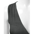 thumbnail image 4 of Doublju Women's V- Neck Sleeveless Shirred Sides Tank Top (Plus Size Available), 4 of 5