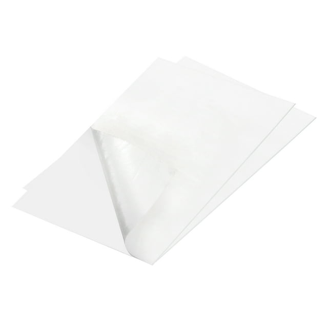 Hojas de fieltro adhesivas Uxcell 45cmx30cm, autoadhesivas, blancas para manualidades, 2 piezas