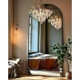 thumbnail image 2 of 71x28 Inch Arched Floor Mirror - Full Length Black Standing Mirror for Bedroom, Living Room, Dressing - Tall Leaner Mirror with Arch Design, Wall or Free-Standing Decor, 2 of 8