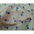 thumbnail image 4 of oneOone Silk Tabby Fabric Triangle Geometric Printed Fabric 1 Yard 42 Inch Wide, 4 of 4