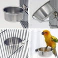 thumbnail image 7 of 4 Pack Bird Cage Food Water Dispenser Parrot Dish Feeder Cup for Cage, Holder Container, 7 of 7