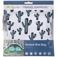 thumbnail image 2 of Itzy Ritzy® Travel Happens™ Medium Sealed Wet Bag with Adjustable Handle, Cactus Crew, 2 of 4