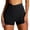 Black, variant on Kcolen Running Shorts With Spandex,Biker Shorts Women Solid Color Stretch Lightweight Daily Casual High Waist Slim Fit Shorts