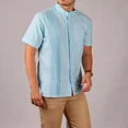 thumbnail image 4 of Camisa Guayabera Yucateca Lino Bordado Cuello Mao M Cuzama, 4 of 4